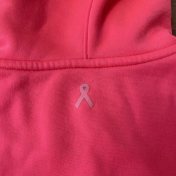 Under Armour Storm Hoodie Womens Medium Breast Cancer Awareness Hot Pink *Mark - Picture 5 of 8